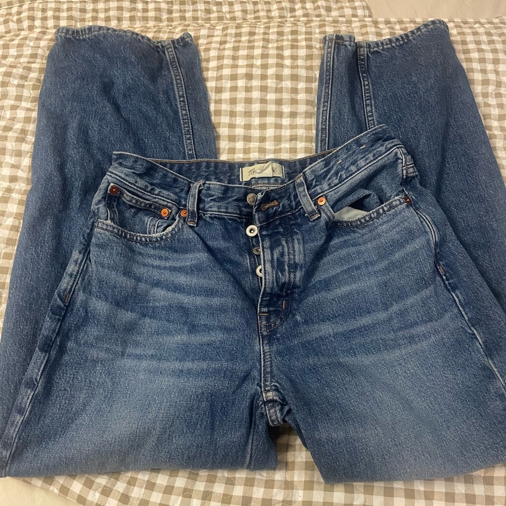 Madewell Indigo Blue Denim Jeans
